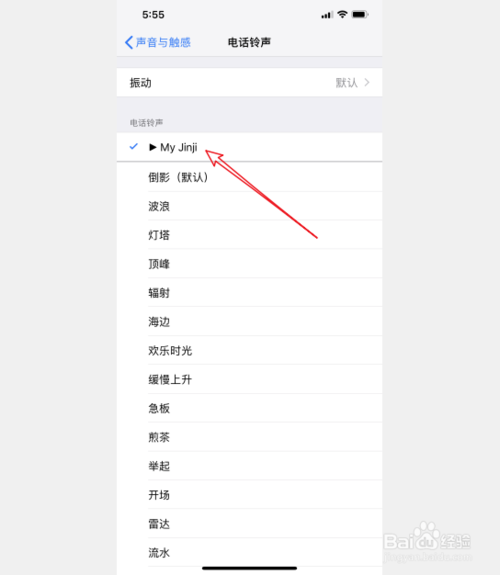 关于iPhone11如何设置铃声。