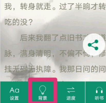关于晋江小说阅读如何设置背景。