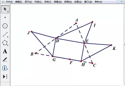 关于几何画板验证三角形的内角和的图文教程 如何用几何画板验证正弦定理