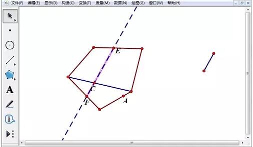 关于几何画板使用轨迹法构造斜线阴影的详细方法 用几何画板教物理