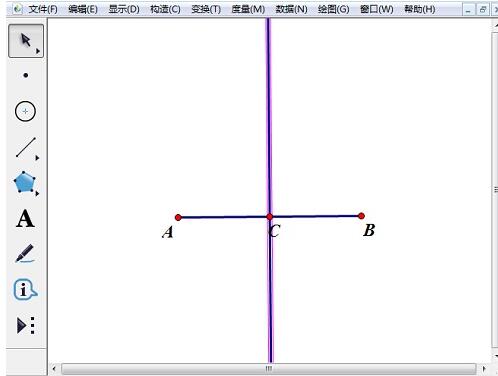 关于几何画板验证线段垂直平分线定理的详细步骤 几何画板验证正弦定理