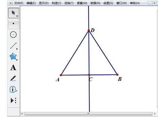 关于几何画板验证线段垂直平分线定理的详细步骤 几何画板验证正弦定理