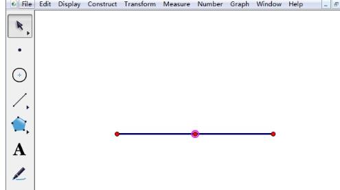 关于几何画板绘制中点的简单教程