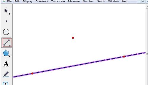 关于几何画板度量点到直线的距离的方法步骤