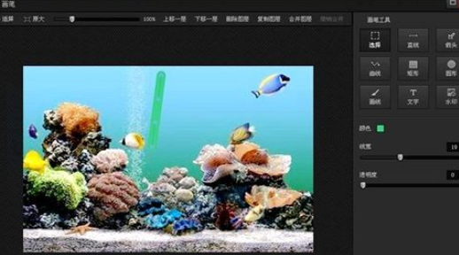 光影魔术手画笔制作曲线的基础操作。