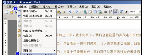 Microsoft Office 2003清除文字底色的具体操作截图