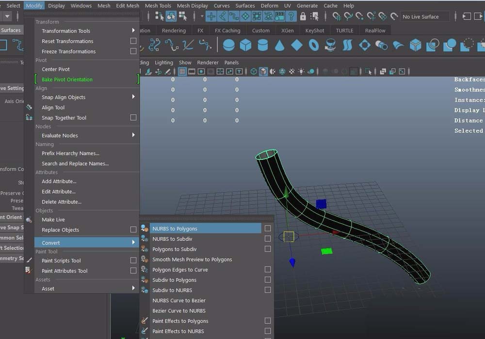 关于maya用extrude命令创建三维管道的相关操作教程 大学教maya吗