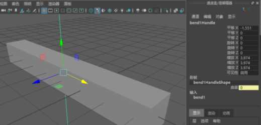 关于maya使用变形功能弯曲模型的操作步骤 Maya怎么使用
