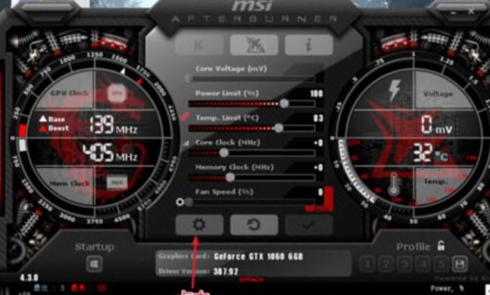 关于MSI Afterburner(微星显卡超频工具)使用操作