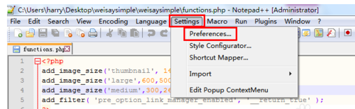 关于Notepad++配置界面的操作方法 关于炒股票108课 原版