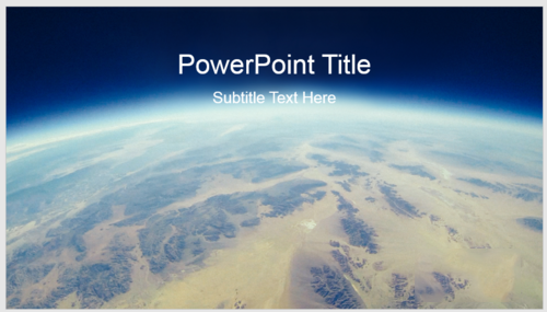 关于PPT制作出大气星球背景型封面具体操作流程