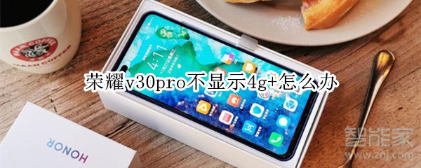 关于荣耀v30pro不显示4g+怎么回事。