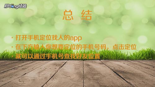 关于手机如何定位找人。