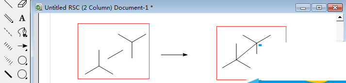 关于使用ChemDraw绘制出纽曼Newman结构实例的具体步骤。