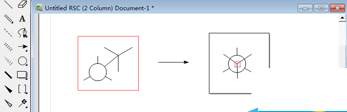 关于使用ChemDraw绘制出纽曼Newman结构实例的具体步骤。
