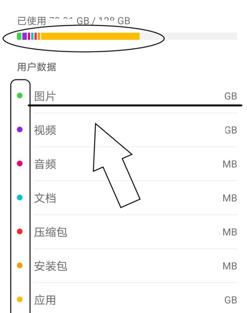 手机已占用空间如何查看