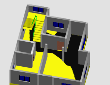 关于天正建筑2014中双跑楼梯的设计具体方法 天正建筑怎么组合楼层