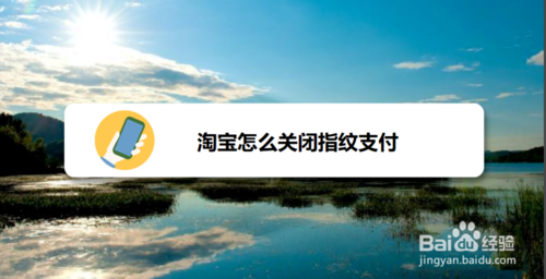 关于淘宝如何关闭指纹支付。