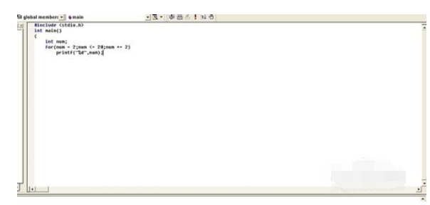 关于vc6.0简单for循环编程操作