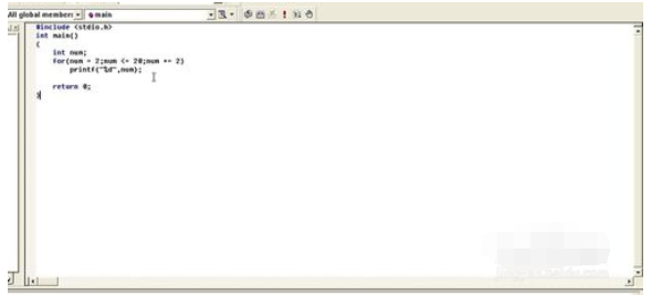 关于vc6.0简单for循环编程操作