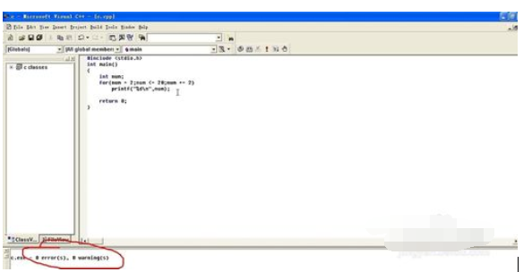 关于vc6.0简单for循环编程操作