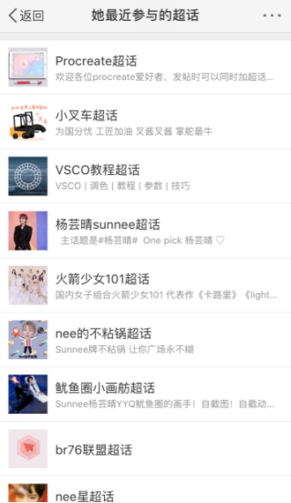 关于微博怎么看别人关注的超话。