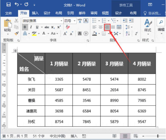 关于word怎么制作斜线表头。