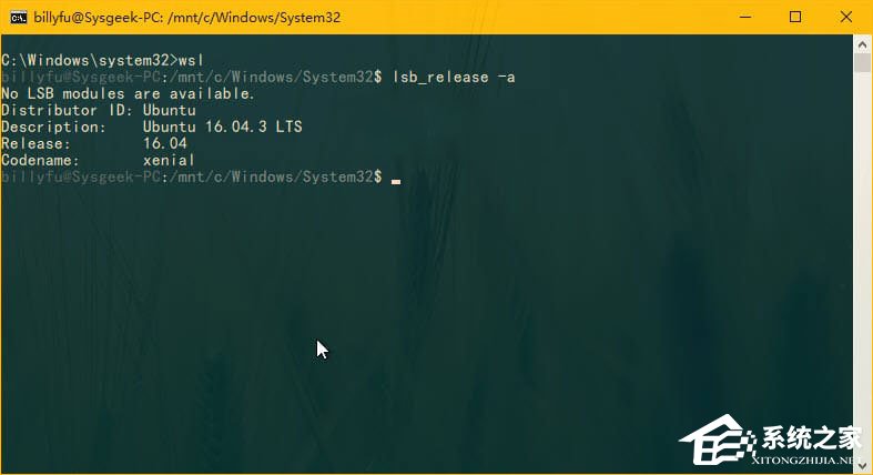 关于Windows10如何在WSL中设置默认的Linux发行版