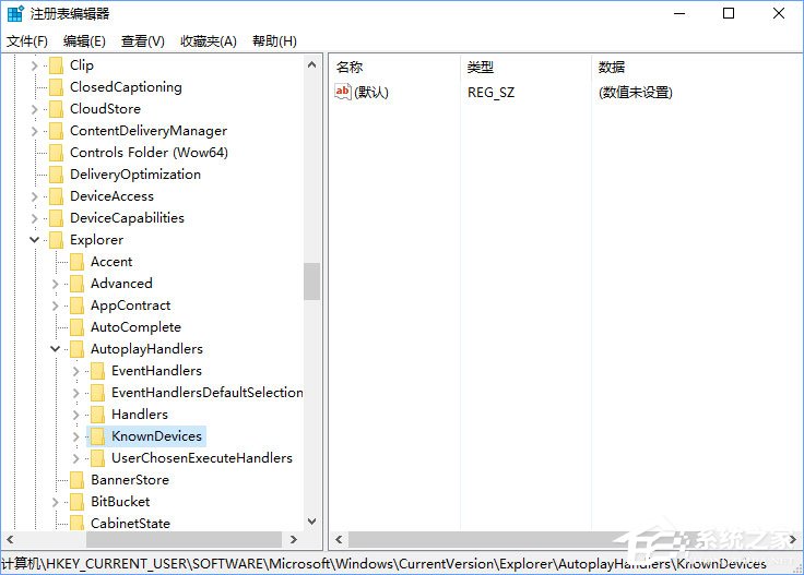 关于Win10如何删除自动播放列表的多余设备
