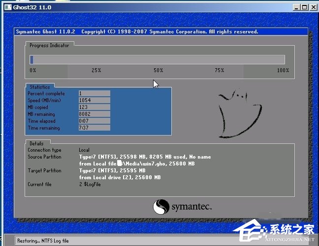 关于Win7系统还原时出现decompression