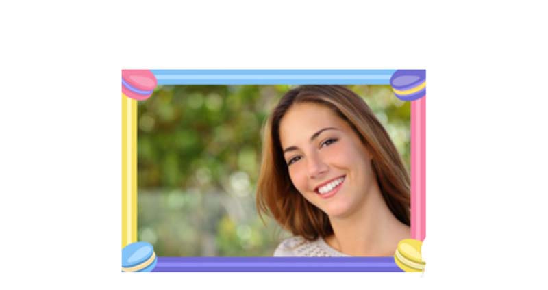 关于wps中图片添加创意马卡龙边框具体操作流程