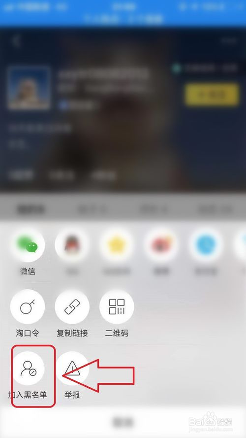 关于闲鱼如何把别人加入到黑名单。