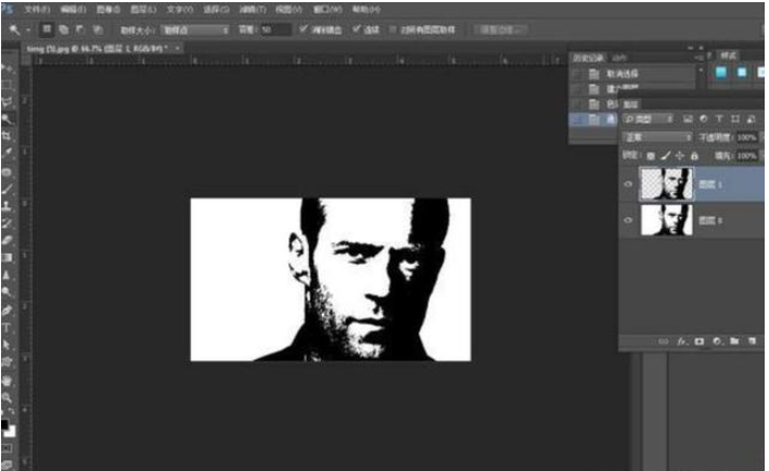 关于用PS制作文字人像图片，够炫酷！