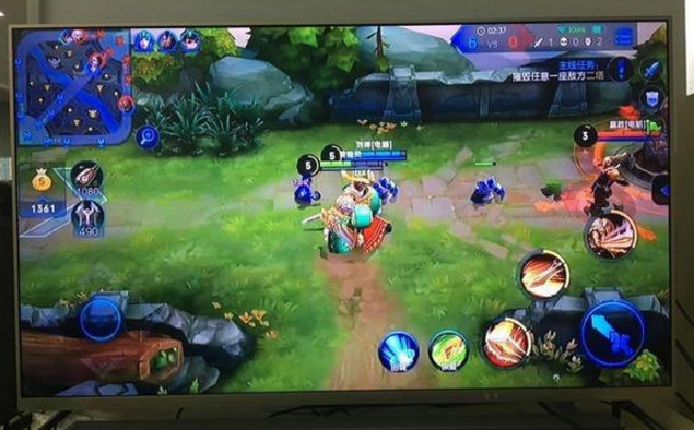 关于在小米电视上打王者荣耀，体验大屏游戏效果