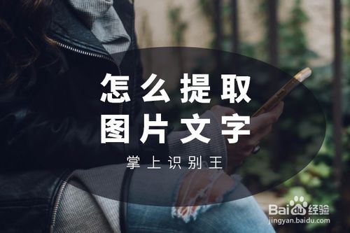 关于怎么将图片中的文字提取出来。