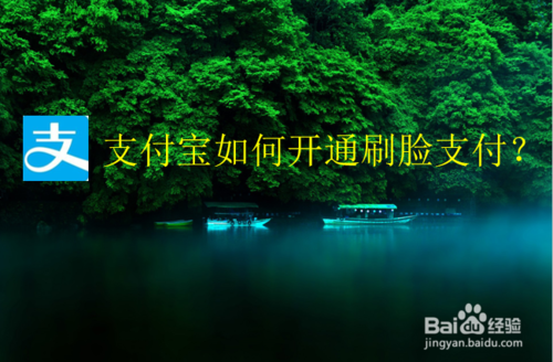 关于支付宝怎么开通刷脸支付。