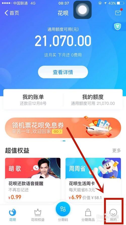 关于怎么设置花呗自动还款全额。
