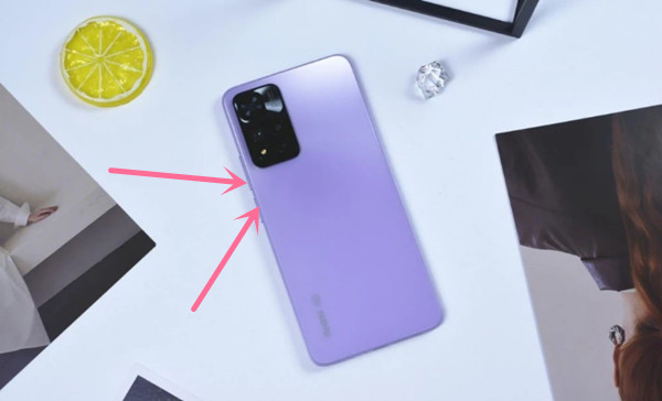 红米手机怎么局部截图。