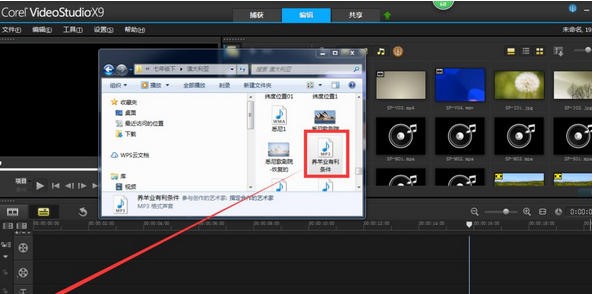 会声会影把女声变成男声的操作流程。