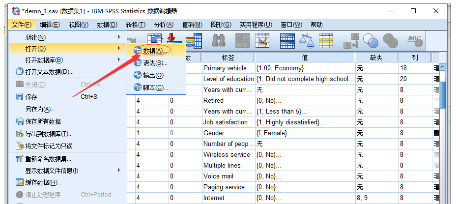 IBM SPSS Statistics功能使用教学：顺利导入Excel数据