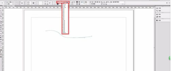 InDesign改变线条样式的图文操作。