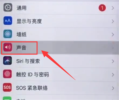 iphone6plus中开启振动的操作。