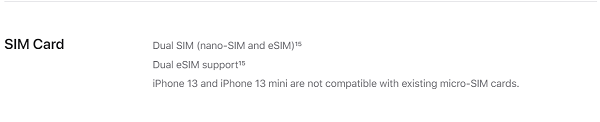 iphone13mini支持双卡双待功能吗。