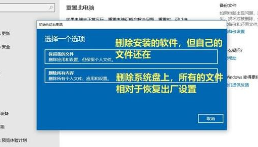 解决windows10系统一键还原的图文教程。
