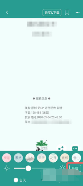 晋江小说阅读如何调节亮度。