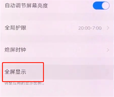 经验分享vivox20中打开应用全屏显示的简单步骤。