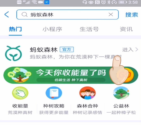 经验分享支付宝蚂蚁森林种爱情树的详细方法。