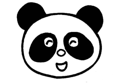 经验分享qq画图红包熊猫怎么画。