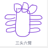 1592473640265760.png QQ画图红包三头六臂怎么画