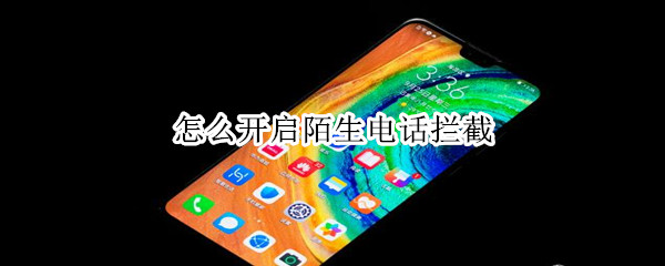 经验分享手机怎么开启陌生电话拦截。
